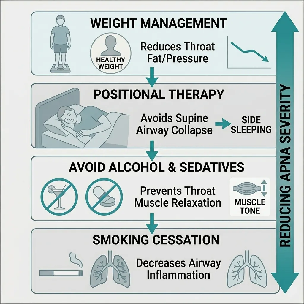 Lifestyle Changes to Reduce Apnea 