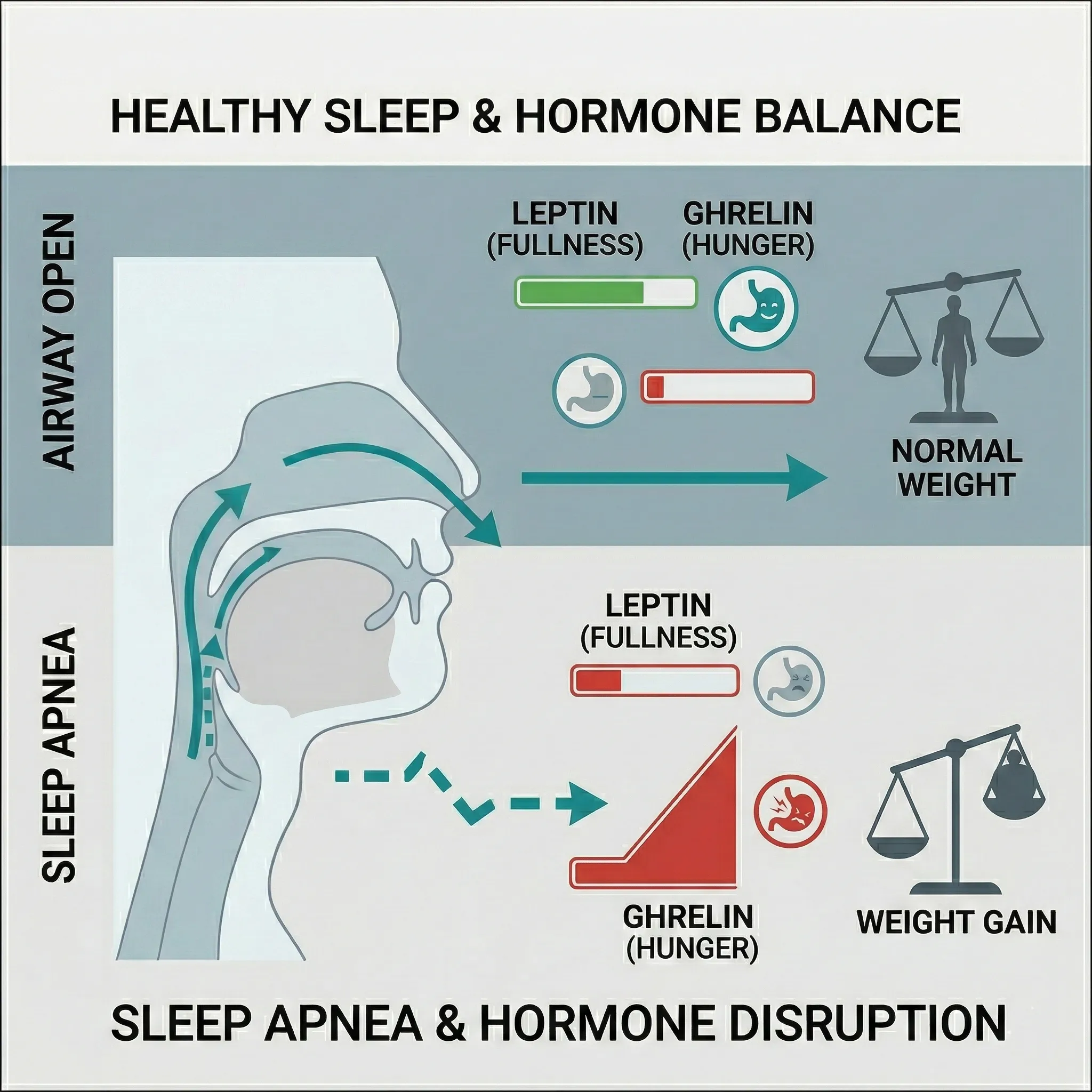 Can sleep apnea cause weight gain